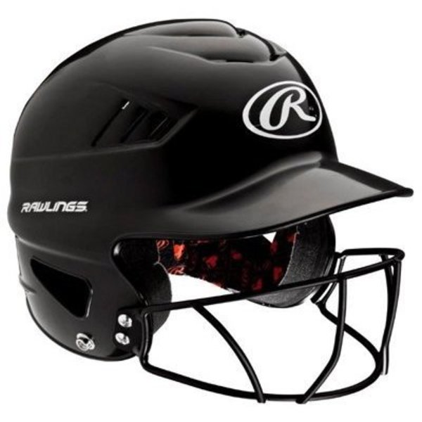 Rawlings Sport Goods Co Blk Bat Helmet/Mask RCFHFG-B